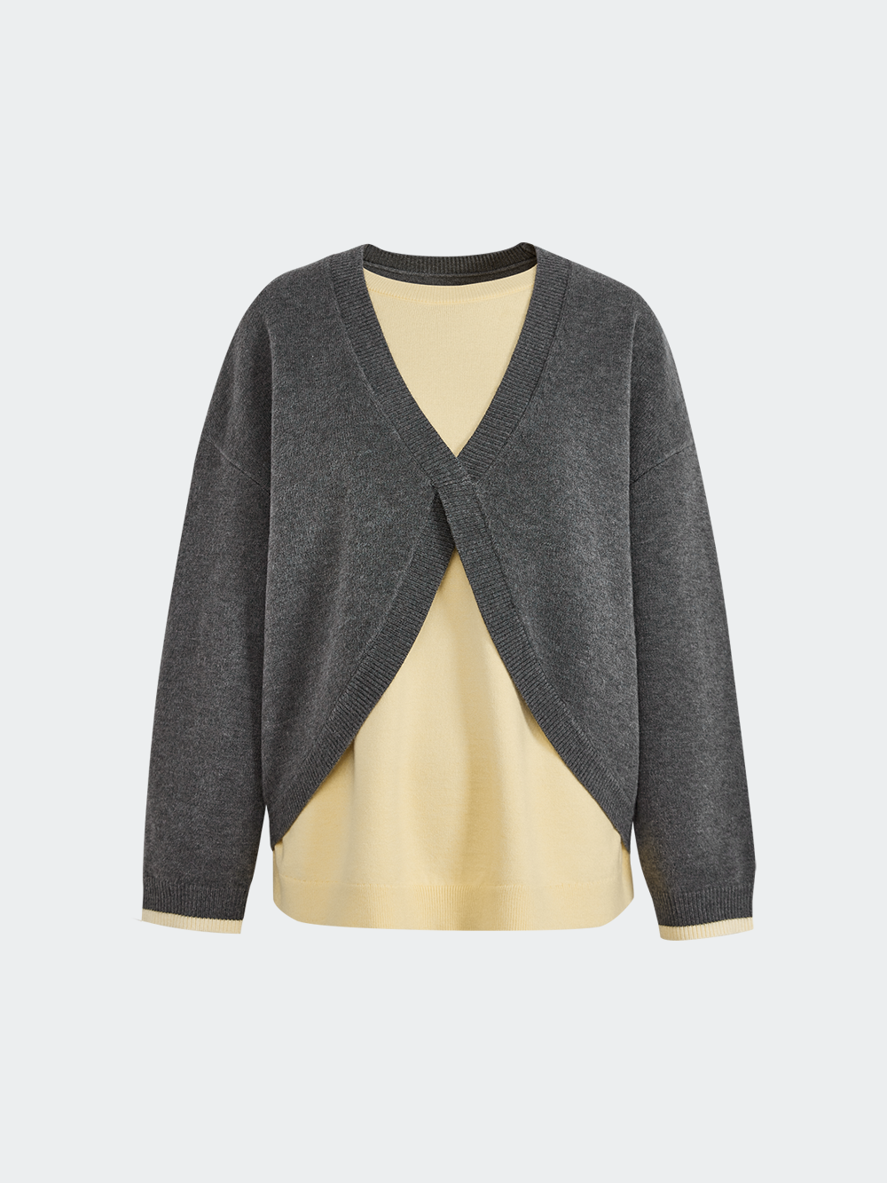 Layered Look Sweater and Pants