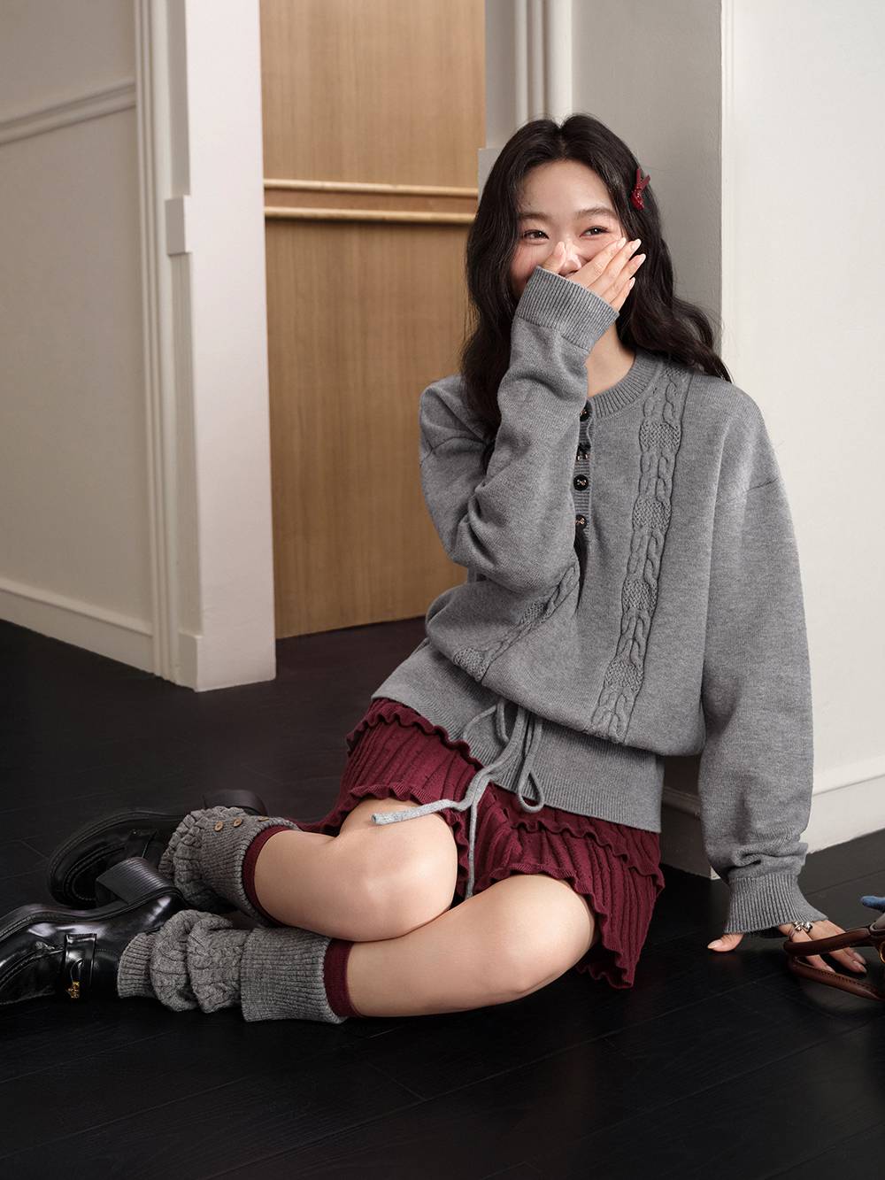 Knit Sweater and Skirt