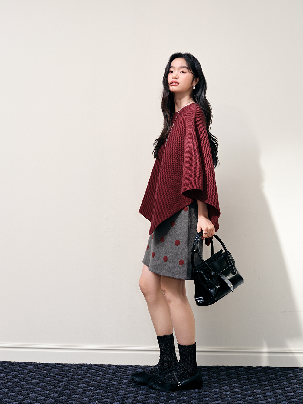 Cape Sweater and Tank Dress