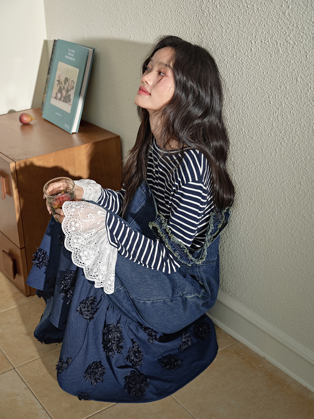 Denim Pinafore Dress