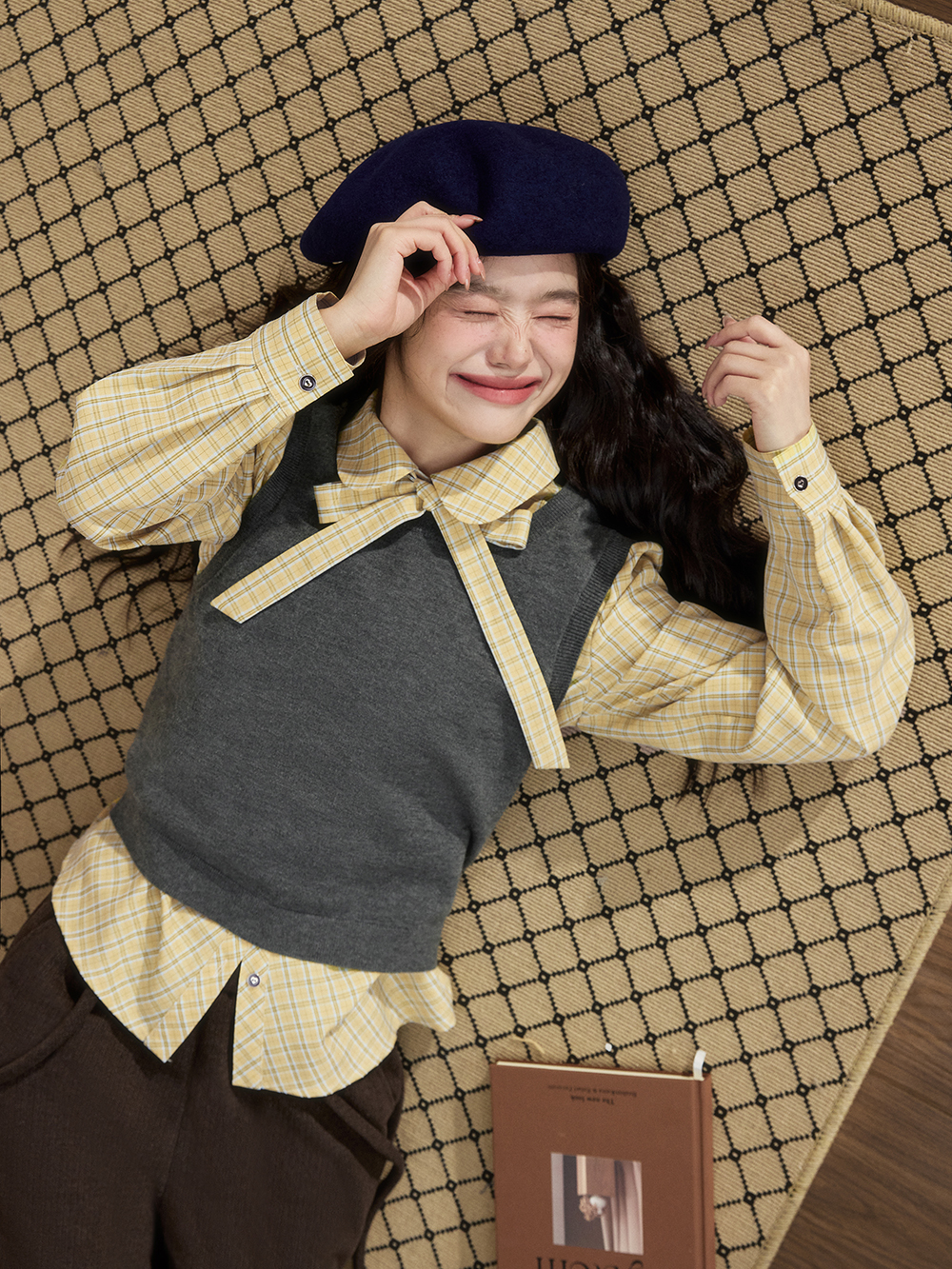 Cardigan Sweater and Knit Vest