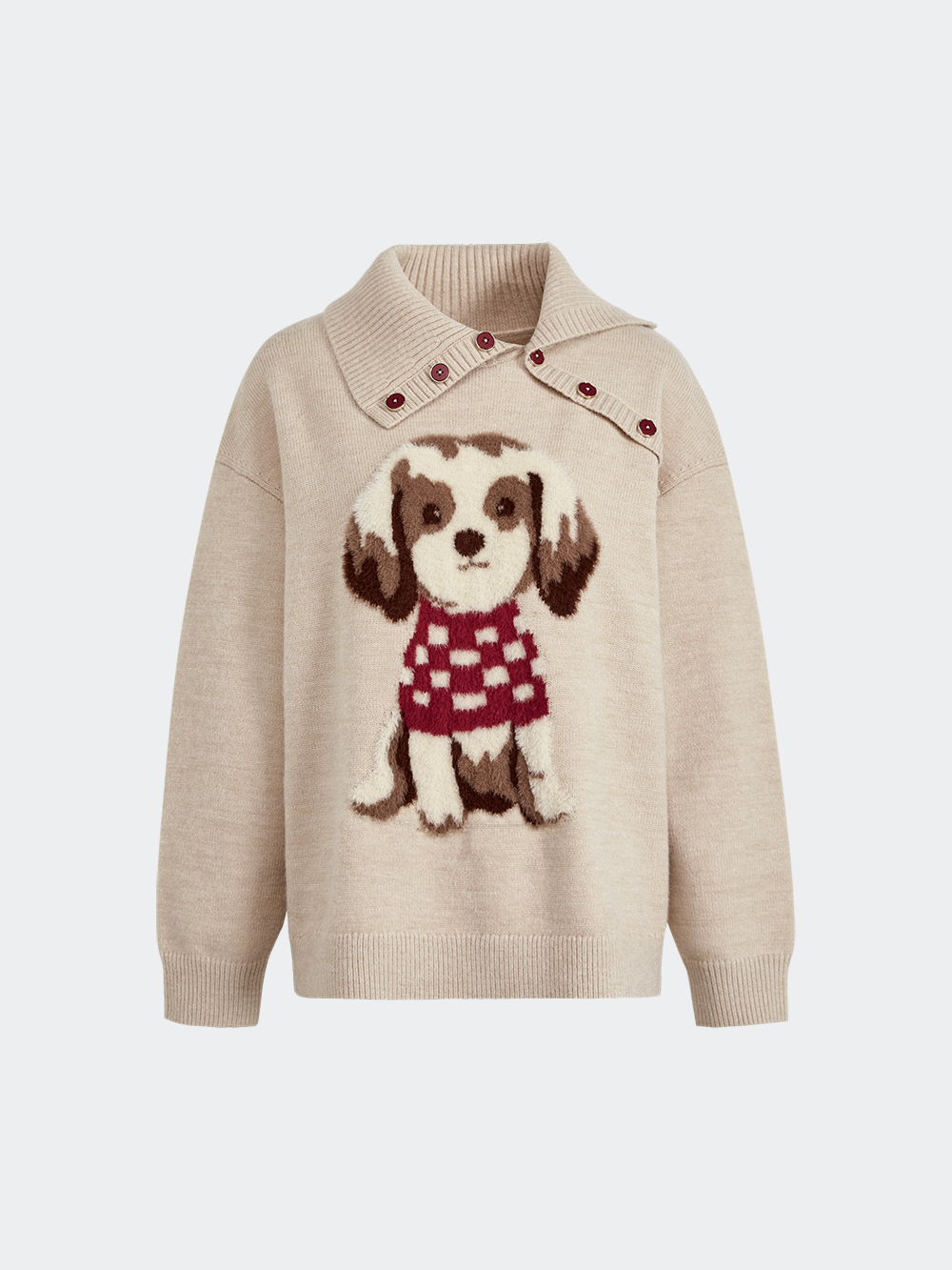 Dog Graphic Sweater