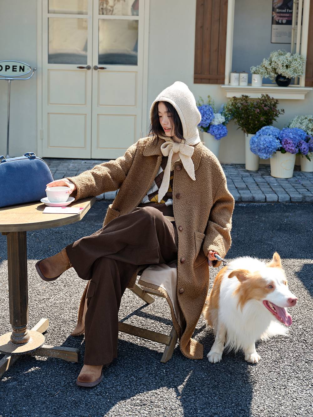 Ribbon Tie Straight Leg Pants