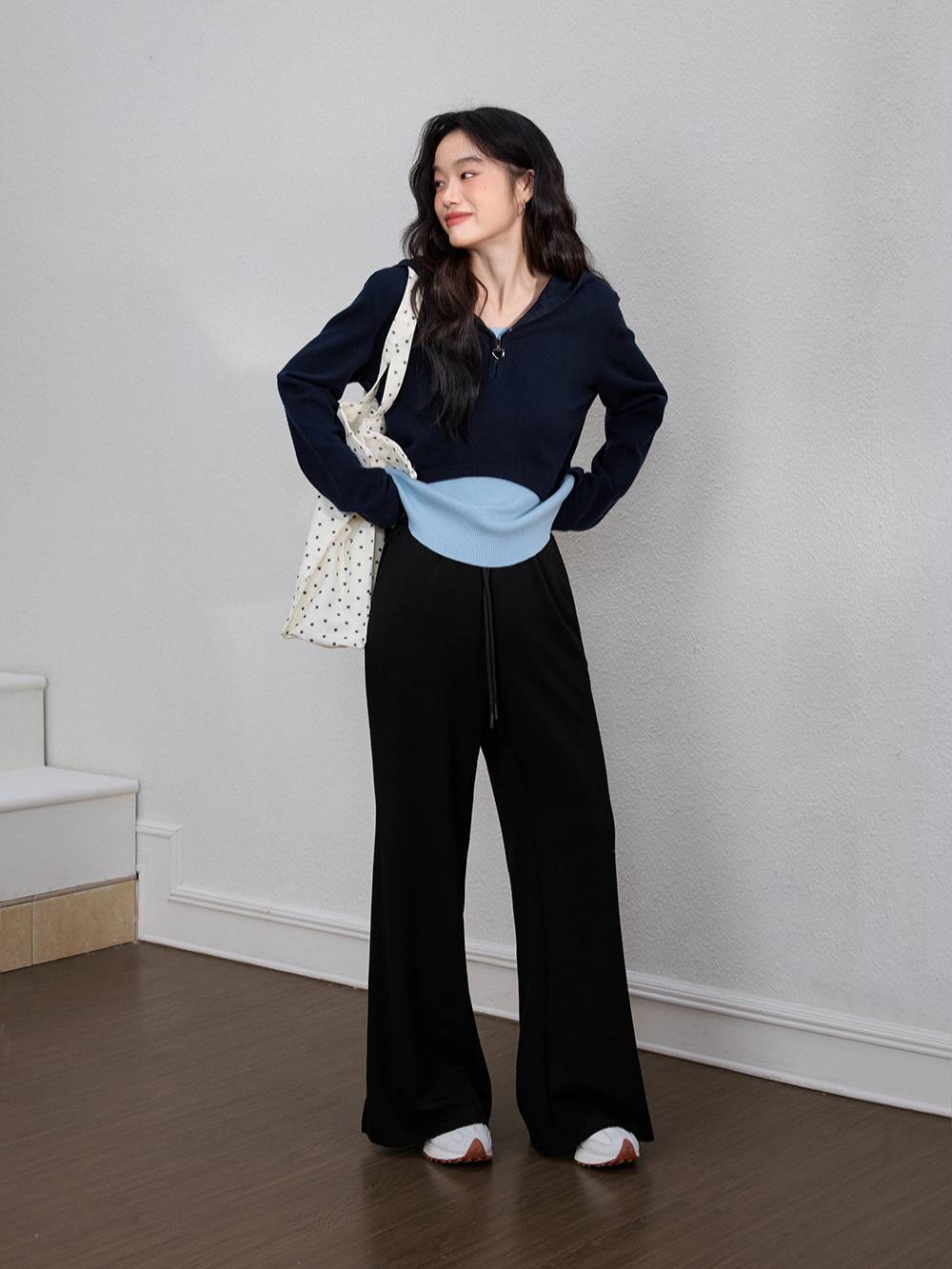 High-Waisted Flared Pants
