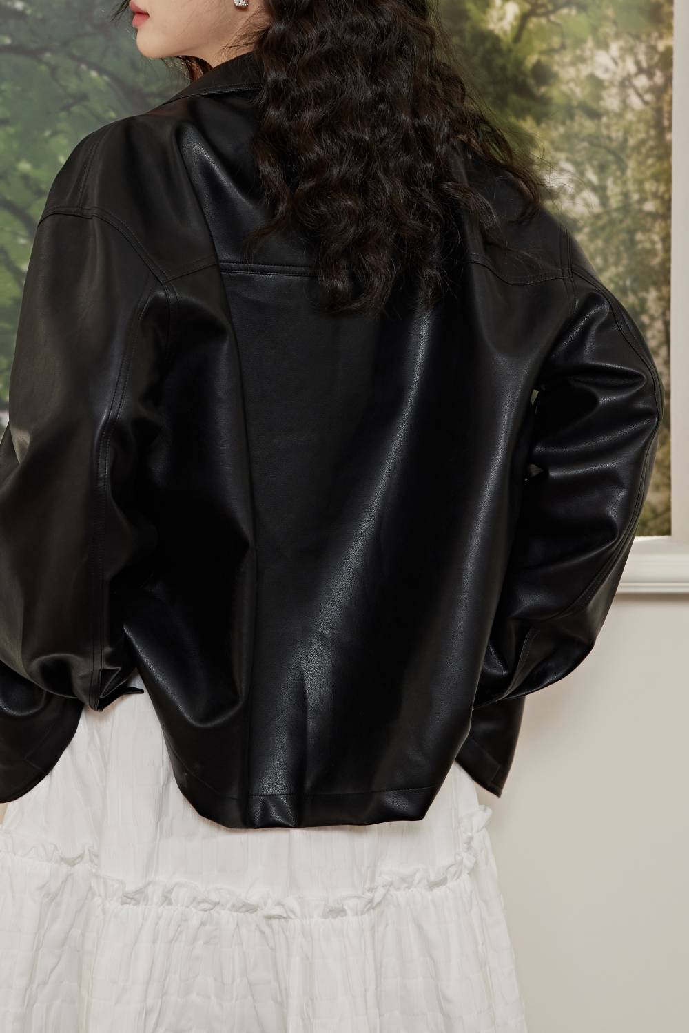 Faux Leather Jacket