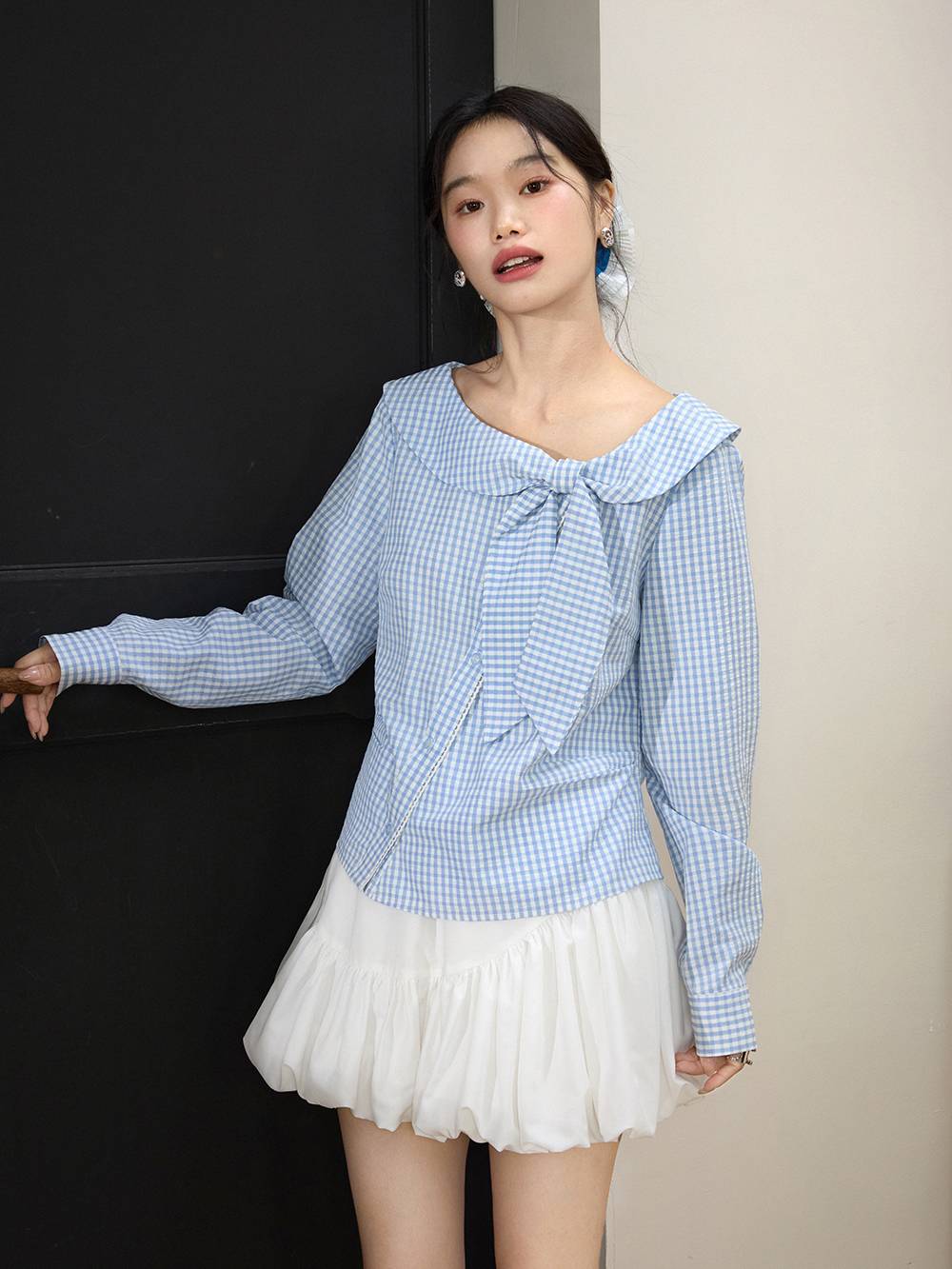 Bow Collar Blouse