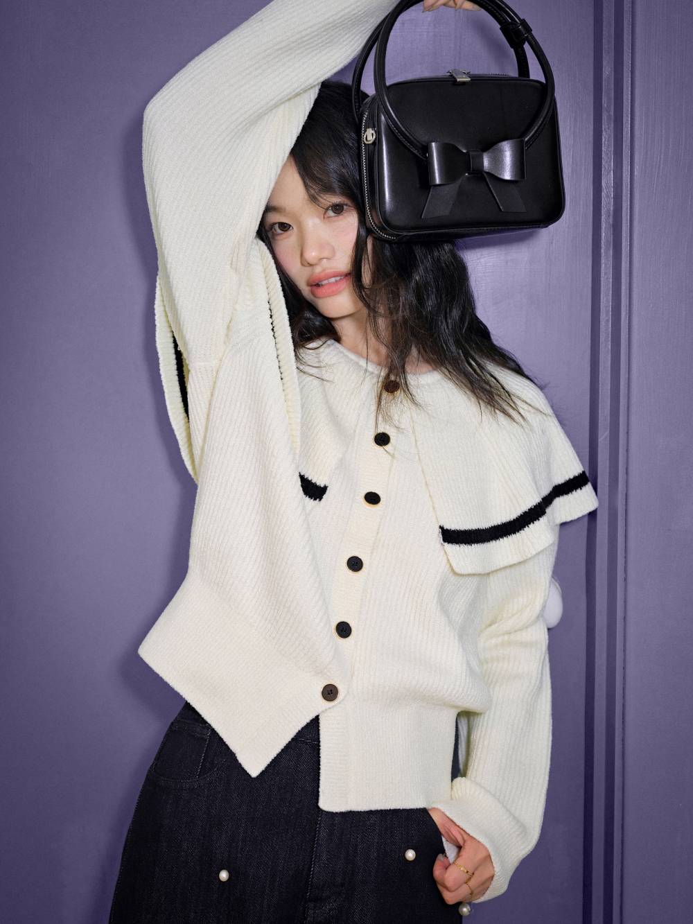 Cape Cardigan Sweater